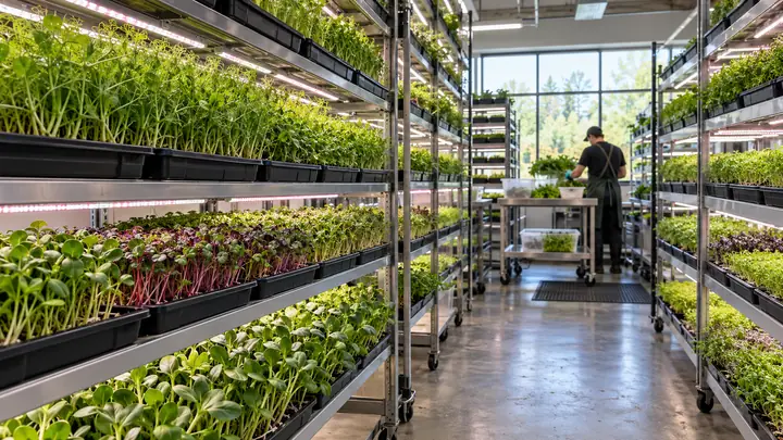Microgreens Business Guide: Crops, Equipment and Selling