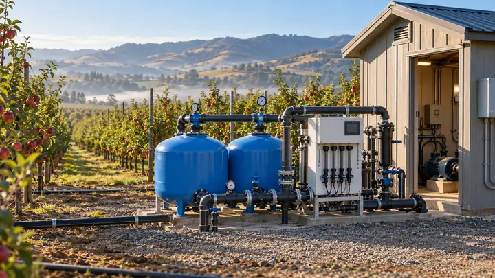 Fertigation and Filtration Upgrade for Open-Field Orchards