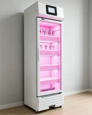 Enclosed multilayer hydroponic seedling cabinet
