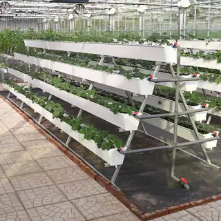 Thickened PVC three-dimensional strawberry planting trough
